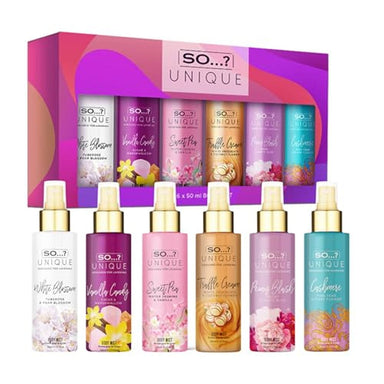 So...? Fragrance set So...? Unique Grande Mist 6 Piece Gift Set