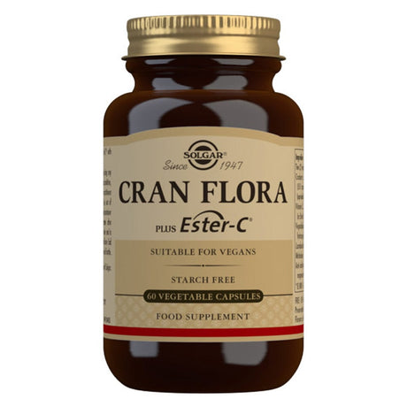 Solgar Vitamins & Supplements Solgar Cran Flora Cranberry 60 Vegetable Capsules