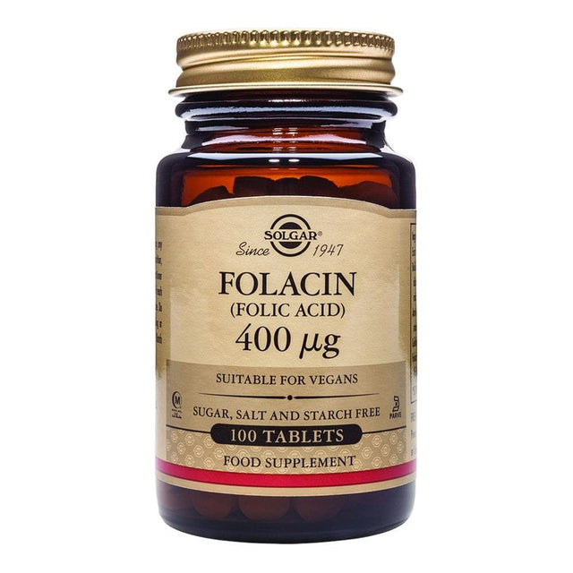 Solgar Vitamins & Supplements Solgar Folacin (Folic Acid) 400µg Tablets