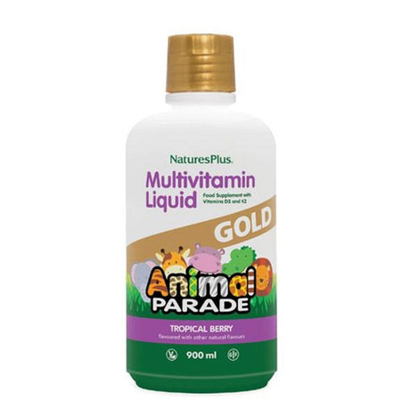 Nature'S Plus Childrens Vitamins 900ml Source of Life Animal Parade GOLD Multivitamin Children's Liquid