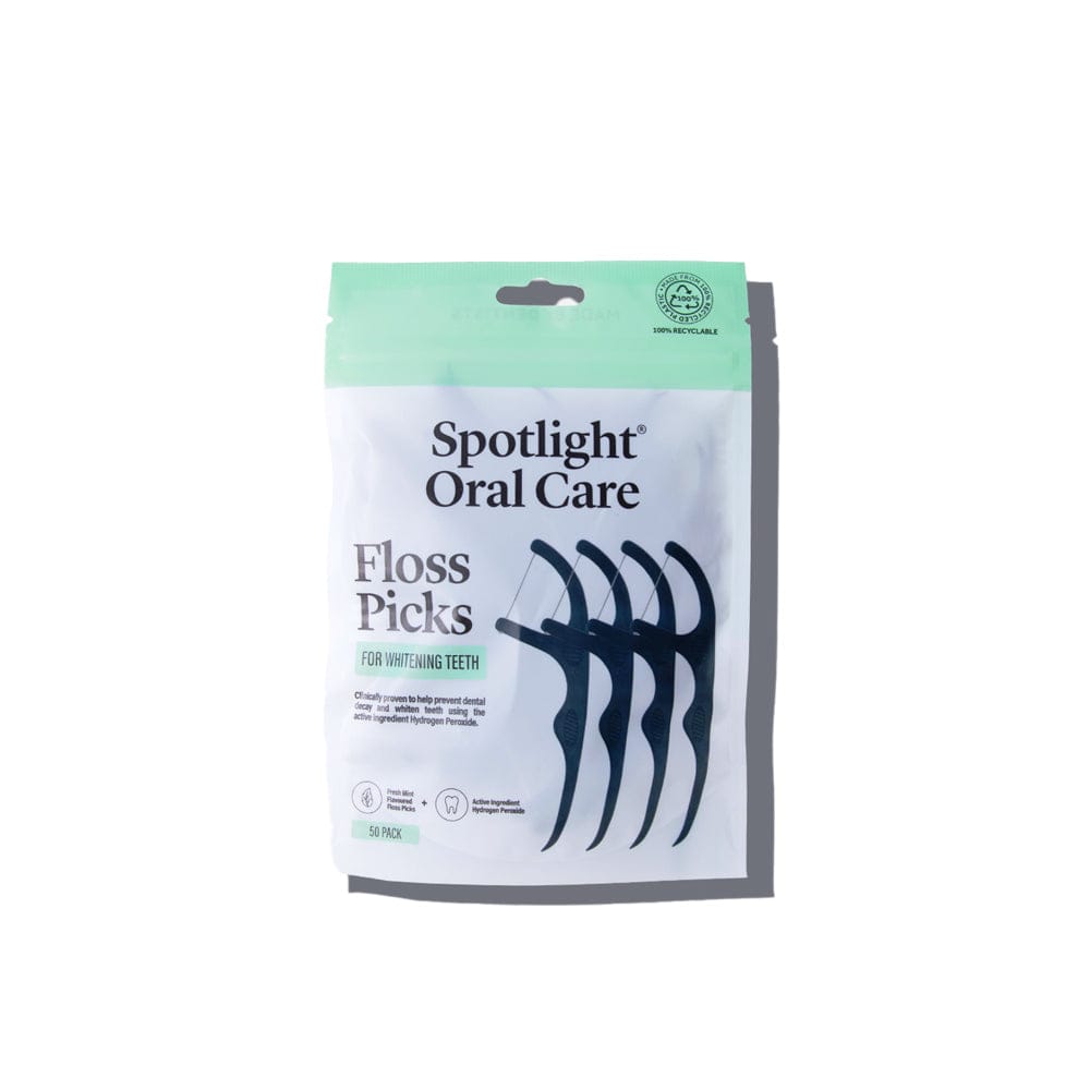 Spotlight Floss Picks Spotlight Oral Care Floss Picks for Whitening Teeth