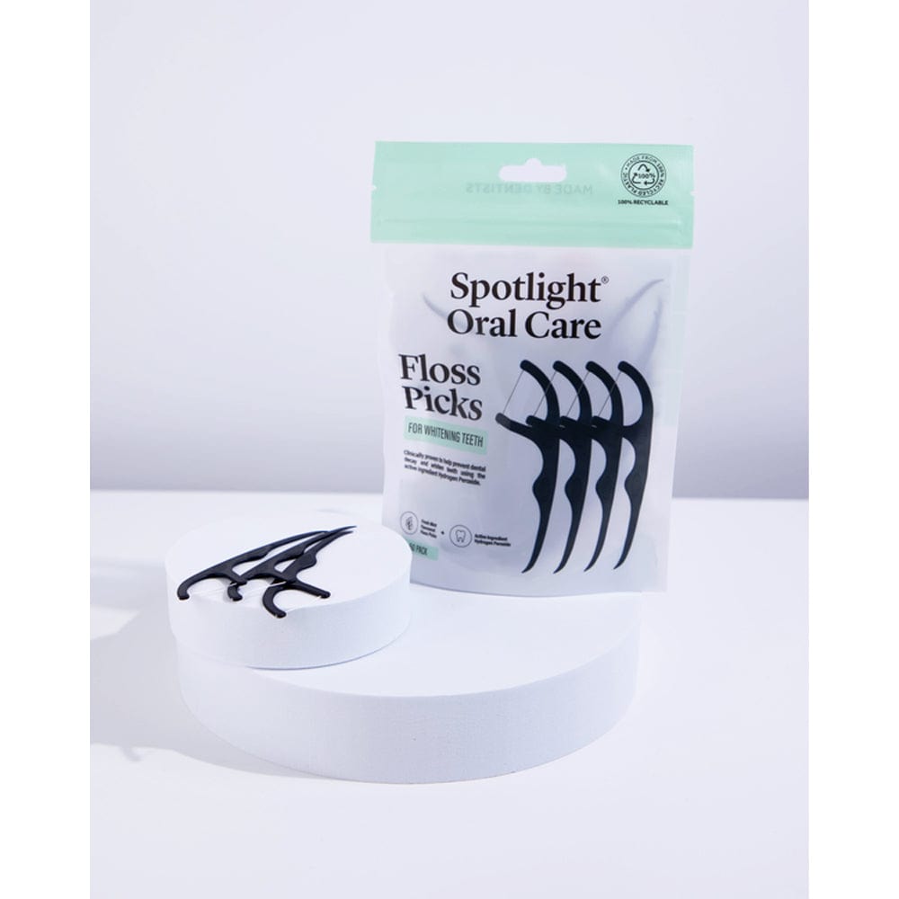 Spotlight Floss Picks Spotlight Oral Care Floss Picks for Whitening Teeth