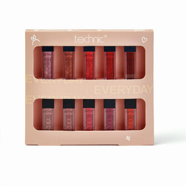 Technic Lip Gloss Technic Lip Vault 10 Piece Gift Set