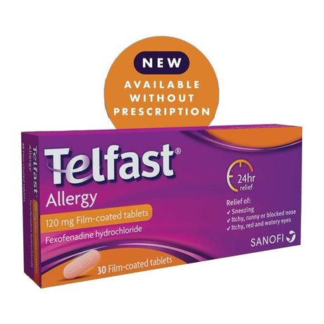 Meaghers Pharmacy Allergy Relief Telfast Allergy 120mg Tablets 30's