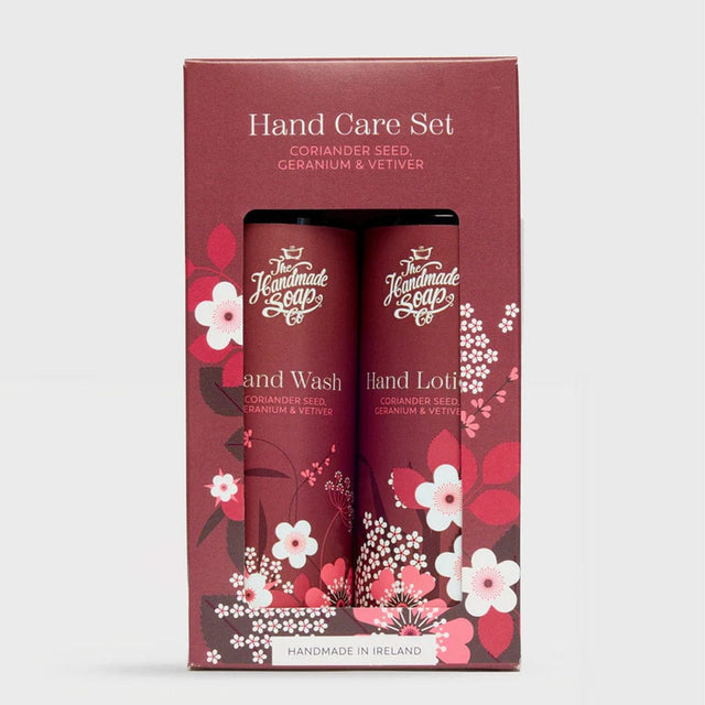 The Handmade Soap Company Skincare Gift Set The Handmade Soap Co Hand Care Set - Coriander Seed Geranium & Vetiver