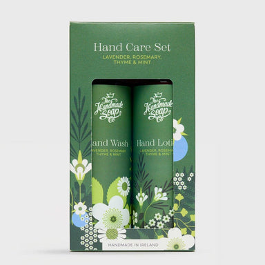 The Handmade Soap Company Handcare Set The Handmade Soap Co Hand Wash & Lotion Set - Lavender, Rosemary, Thyme & Mint