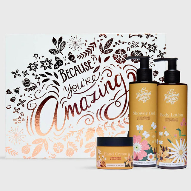 The Handmade Soap Company Skincare Set The Handmade Soap Company Because You're Amazing Gift Set