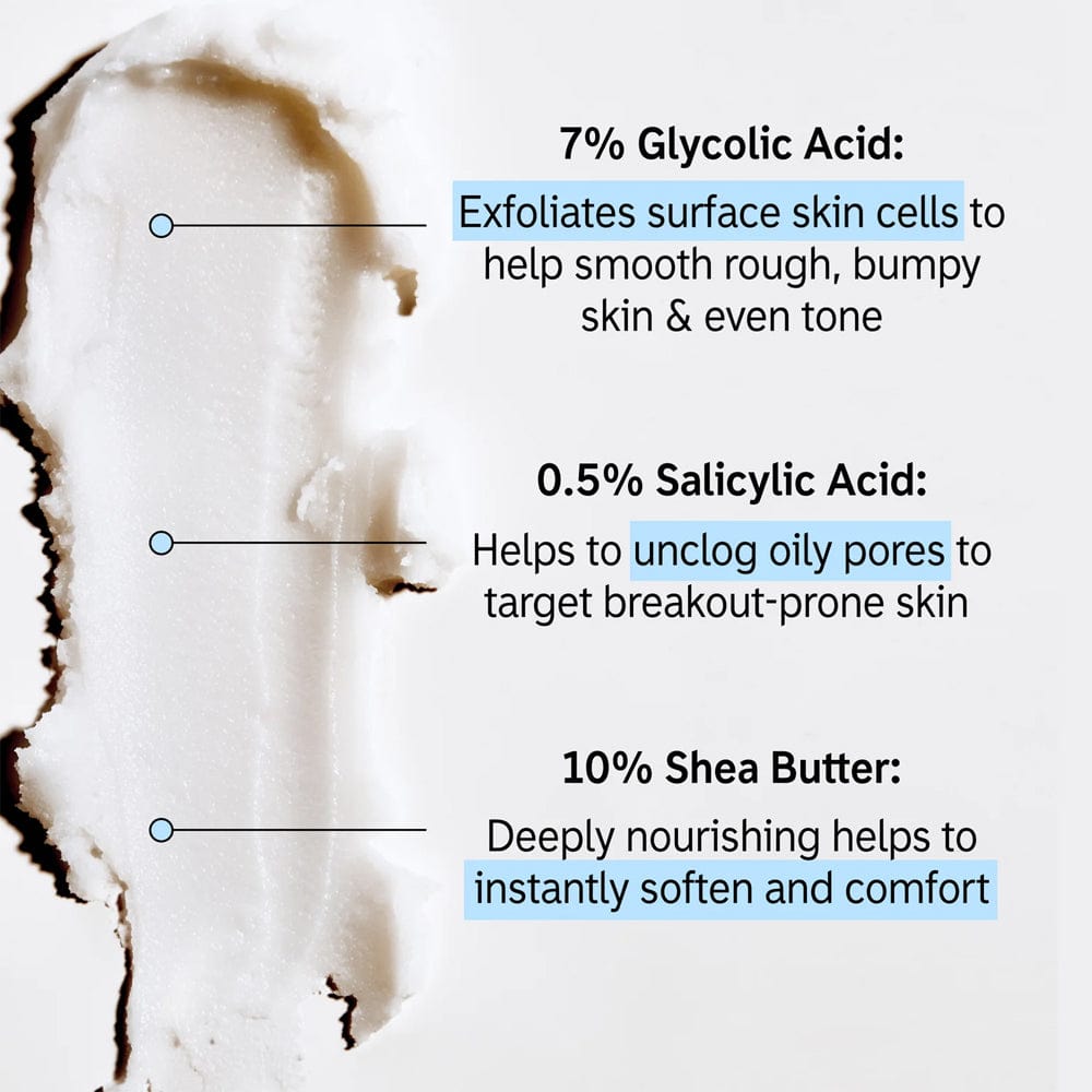 The Inkey List Body Exfoliator The Inkey List Glycolic Acid Exfoliating Body Stick