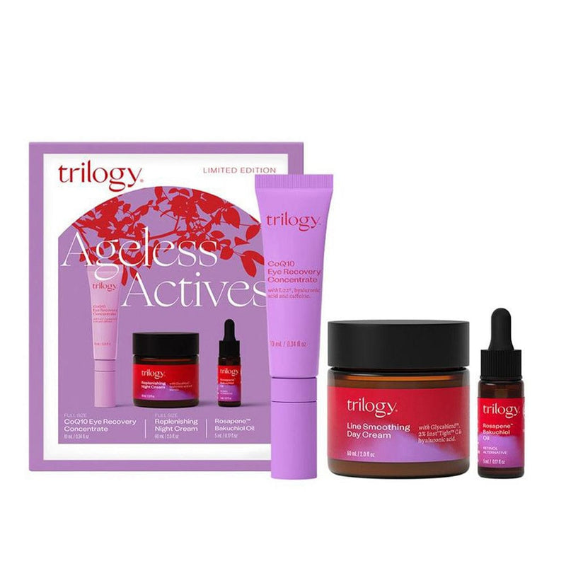 Trilogy Skincare Set Trilogy Ageless Actives Gift Set