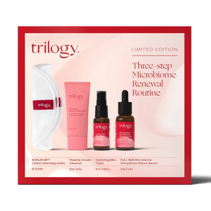 You added <b><u>Trilogy Three-step Microbiome Renewal Routine</u></b> to your cart.