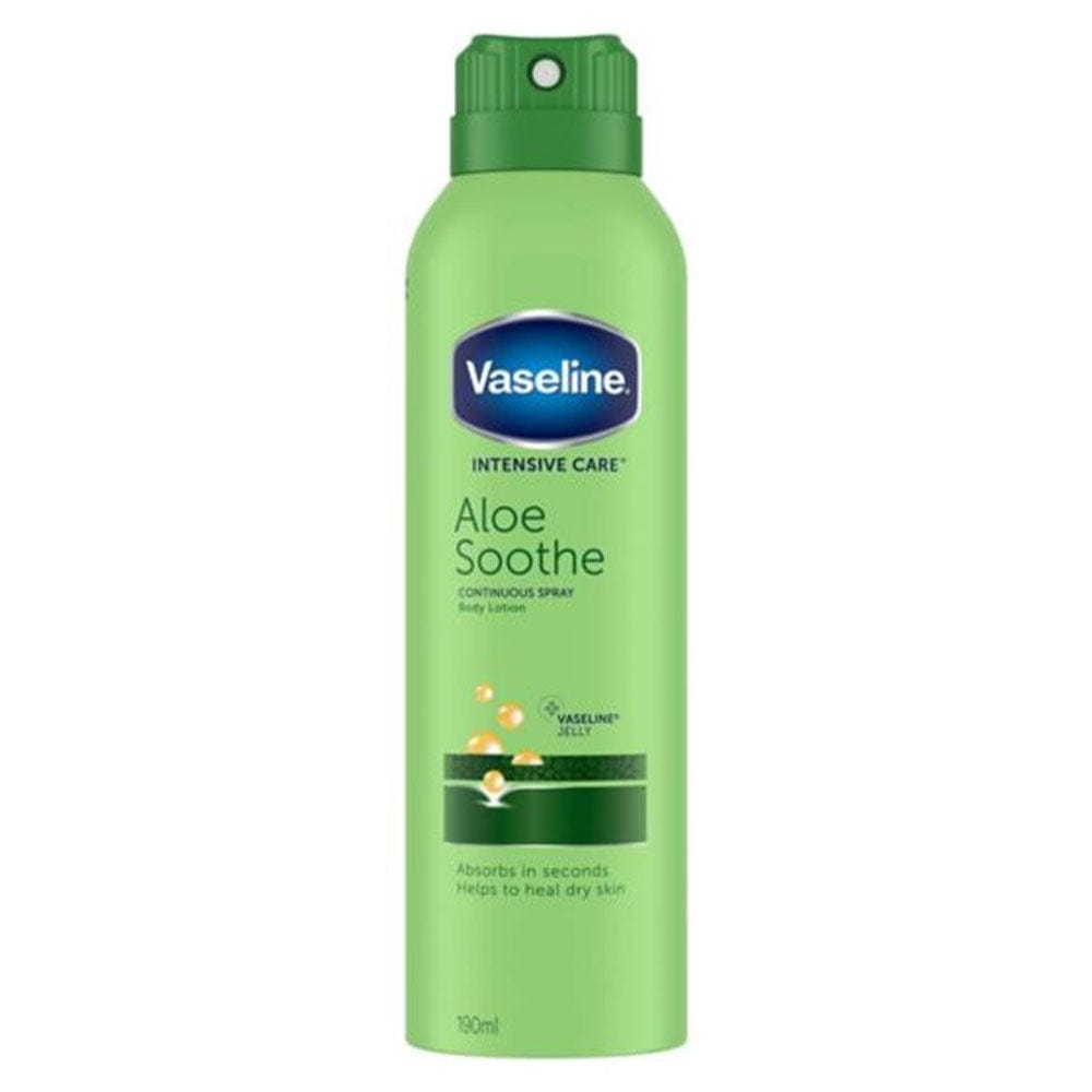 Vaseline Spray Moisturiser Vaseline Aloe Soothe Spray Moisturiser 190ml Meaghers Pharmacy