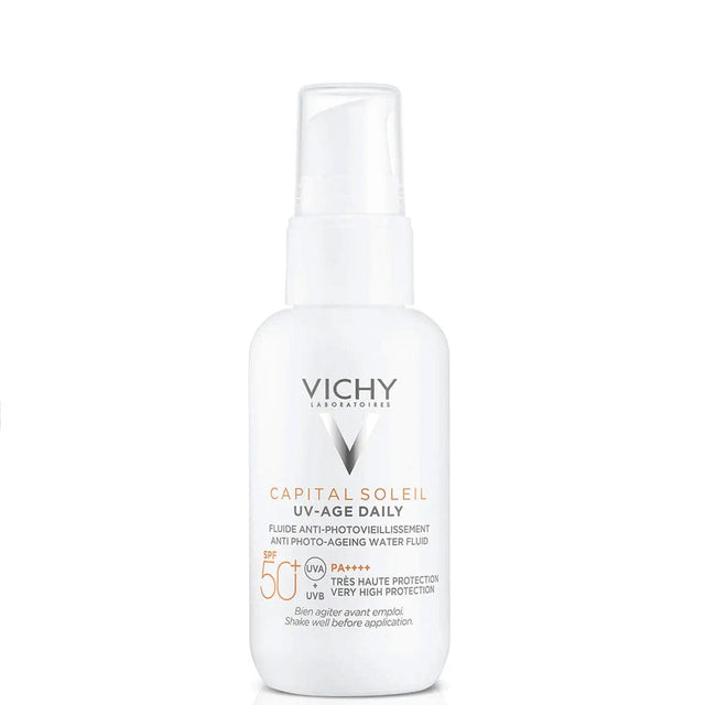 Vichy Moisturiser With Spf Vichy Capital Soleil UV Age Daily SPF50+ Facial Sunscreen