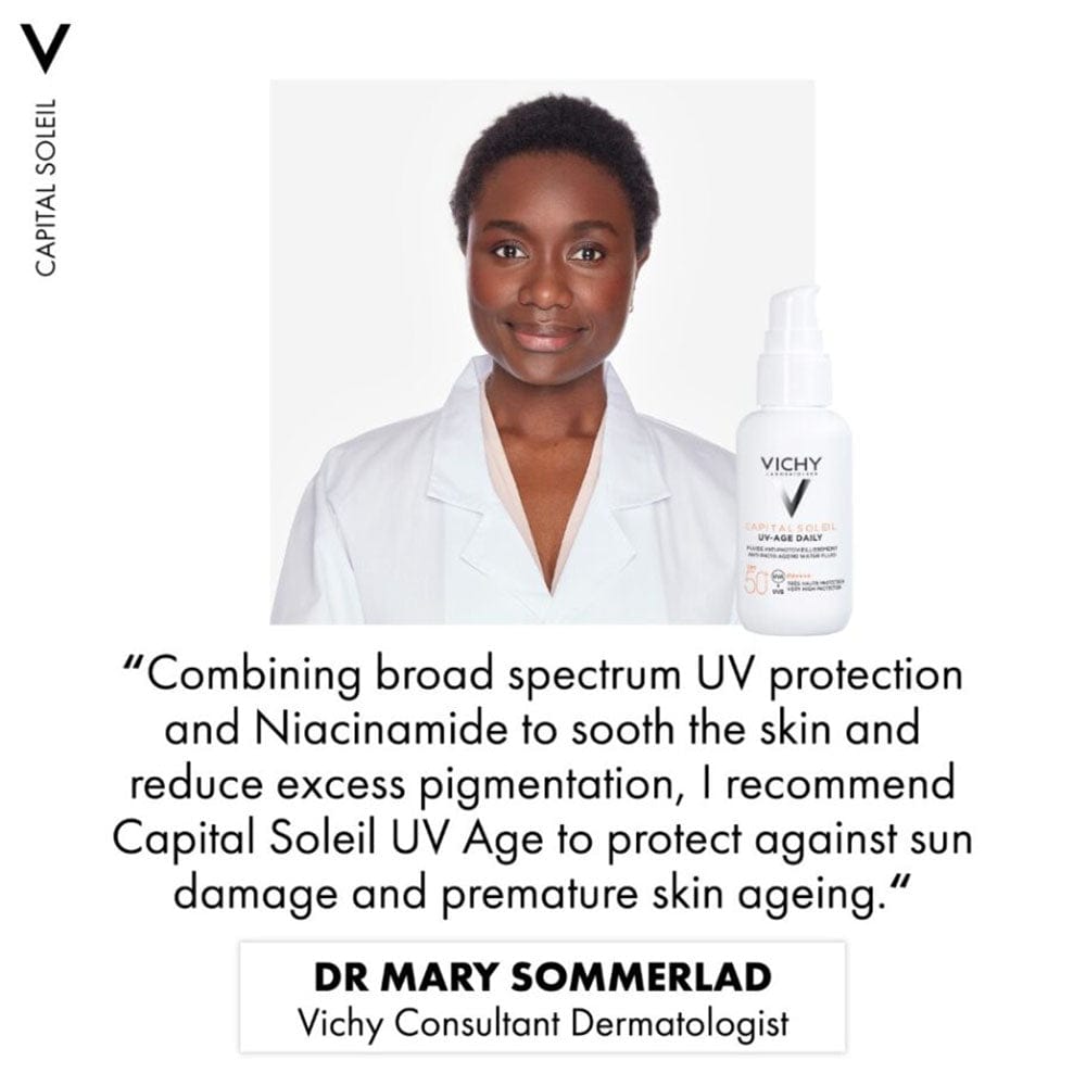 Vichy Moisturiser With Spf Vichy Capital Soleil UV Age Daily SPF50+ Facial Sunscreen