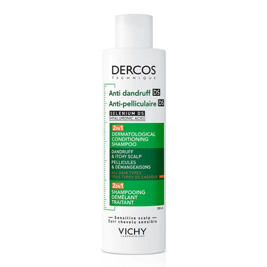 Vichy Shampoo 200ml Vichy Dercos Anti-Dandruff 2in1 Conditioning Shampoo for All Hair Types