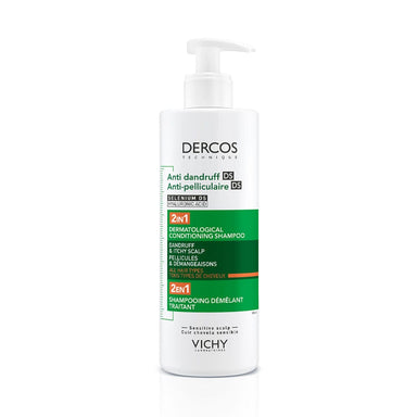 Vichy Shampoo 390ml Vichy Dercos Anti-Dandruff 2in1 Conditioning Shampoo for All Hair Types