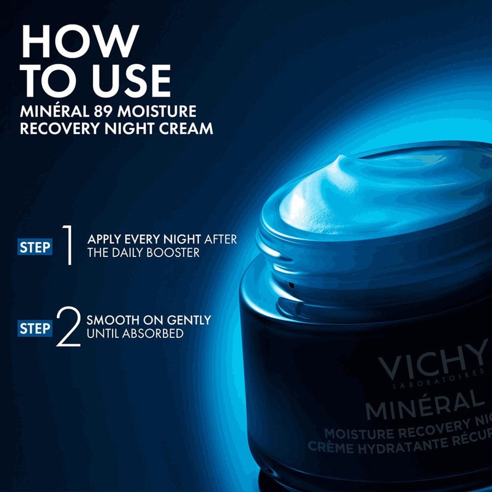 Vichy Night Cream Vichy Mineral 89 Moisture Recovery Night Cream 50ml