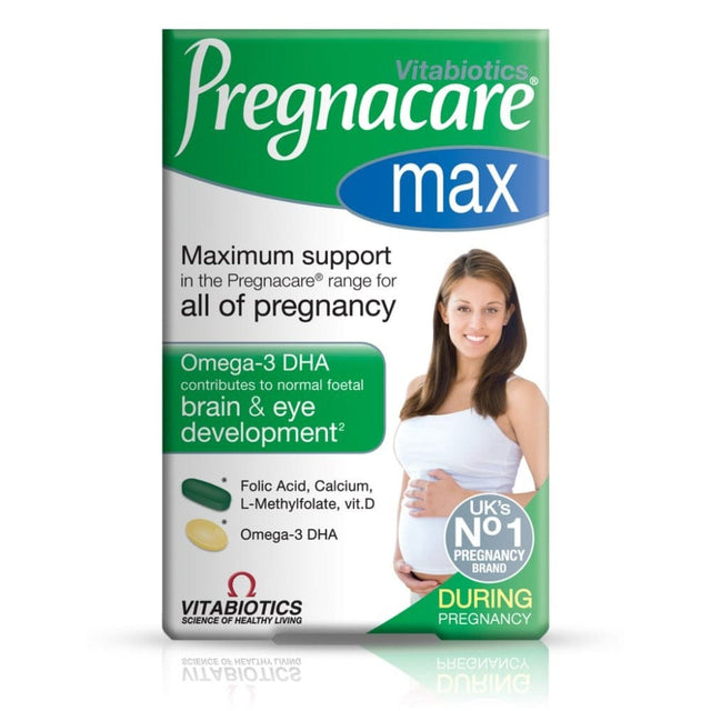 Vitabiotics Vitamins & Supplements Vitabiotics Pregnacare Max Tablets Meaghers Pharmacy