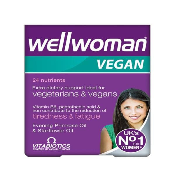 Vitabiotics Vitamins & Supplements Vitabiotics Wellwoman Vegan 60 Tablets