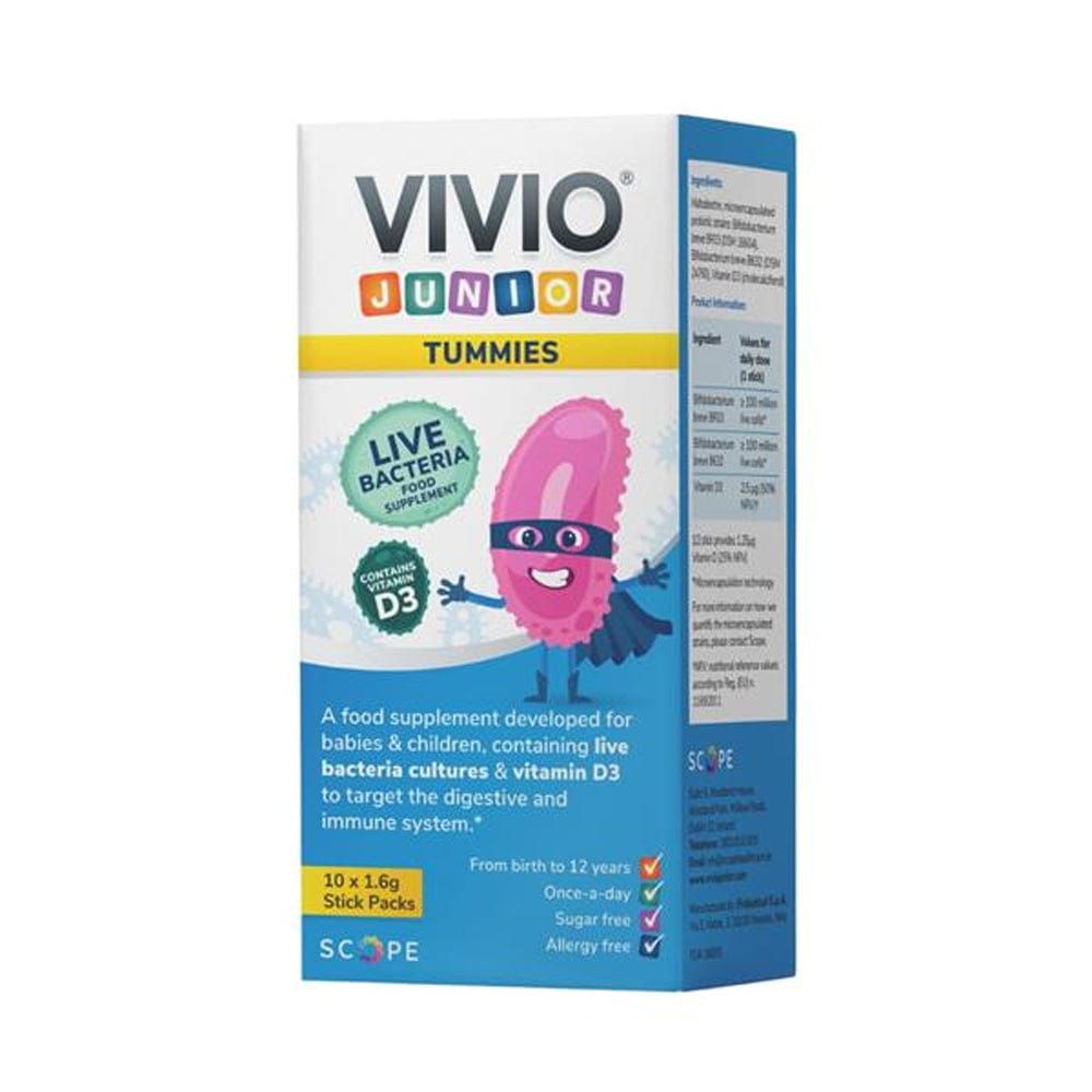 VIVIO Vitamins & Supplements Vivio Junior Tummies 10 x 1.6g Stick Packs