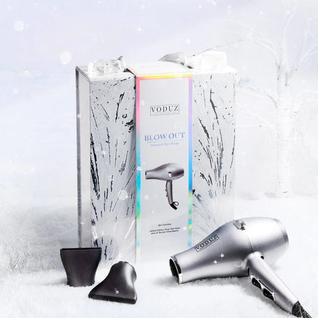 Voduz Hair Dryer Voduz Blow Out Limited Edition Infrared Hair Dryer Silver