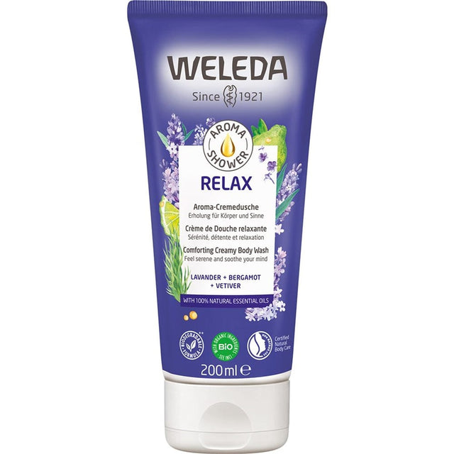 Weleda Body Wash Weleda Aroma Shower Relax 200ml Meaghers Pharmacy