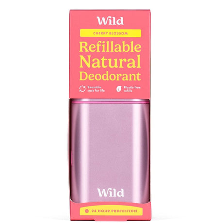 Wild Deodorant Cherry Blossom Wild Natural Deodorant Refillable Starter Pack