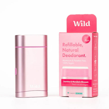 Wild Deodorant Jasmine & Mandarin Blossom Wild Natural Deodorant Refillable Starter Pack