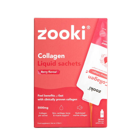 Zooki Vitamins & Supplements 14 Sachets Zooki Collagen Berry