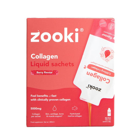 Zooki Vitamins & Supplements 30 Sachets Zooki Collagen Berry