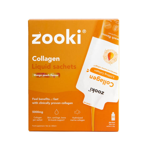 Zooki Vitamins & Supplements 30 Sachets Zooki Collagen Mango Peach