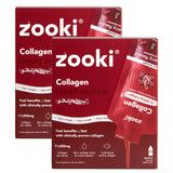 Zooki Vitamins & Supplements Zooki Collagen Super Strength Sour Cherry Duo Bundle 60 Sachets