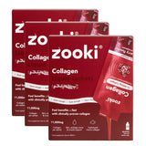 Zooki Vitamins & Supplements Zooki Collagen Super Strength Sour Cherry Trio Bundle 90 Sachets