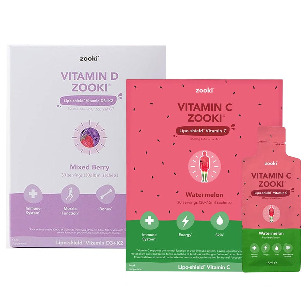 Zooki Vitamins & Supplements Watermelon / Mixed Berry Zooki Immunity Bundle