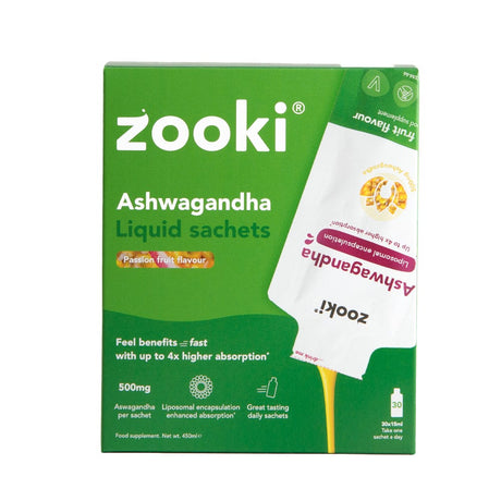 Zooki Vitamins & Supplements Zooki Liposomal Ashwagandha Passion Fruit