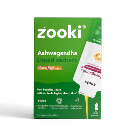 Zooki Vitamins & Supplements Zooki Liposomal Ashwagandha Passion Fruit