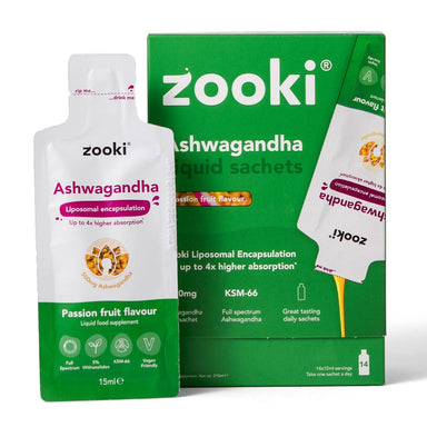 Zooki Vitamins & Supplements Zooki Liposomal Ashwagandha Passion Fruit