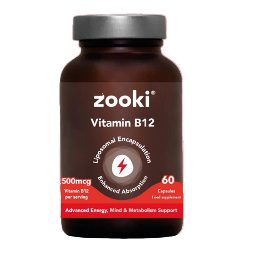 Zooki Vitamins & Supplements Zooki Liposomal Vitamin B12 Capsules 30 Servings