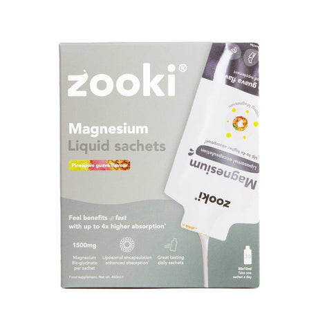 Zooki Vitamins & Supplements 30 Sachets Zooki Magnesium Pineapple Guava