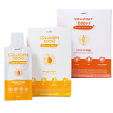 Zooki Vitamins & Supplements Vitamin C 30s & Collagen Mango Peach 14s Zooki Skincare Bundle