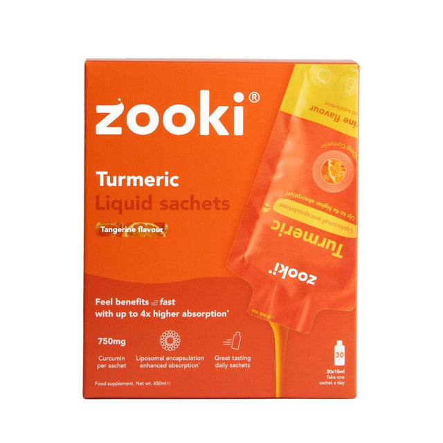 Zooki Vitamins & Supplements 30 Sachets Zooki Turmeric Micellar Curcumin