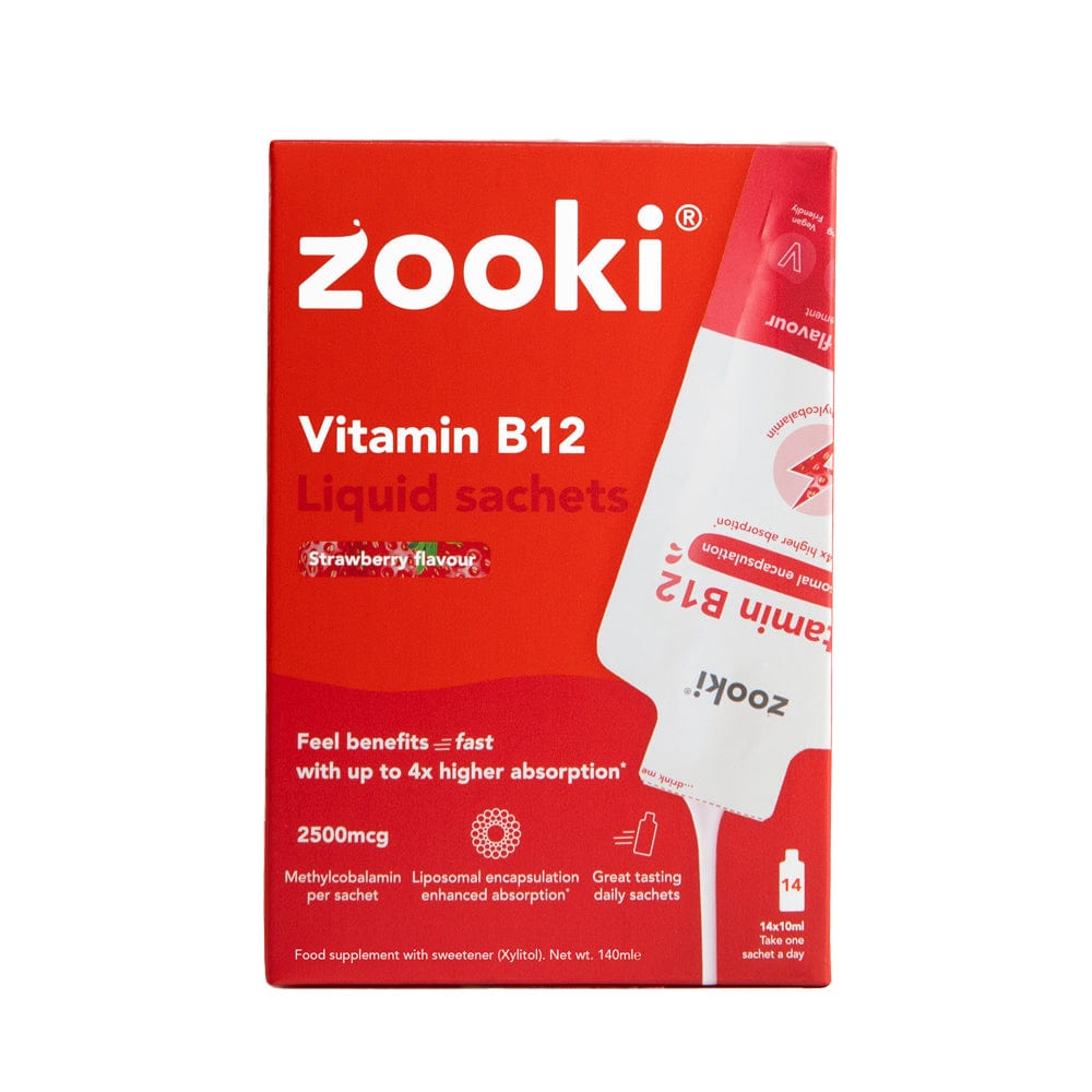 Zooki Vitamins & Supplements 14 Sachets Zooki Vitamin B12 Strawberry