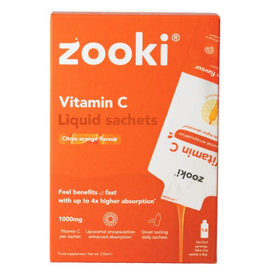 Zooki Vitamins & Supplements Zooki Vitamin C Citrus Orange